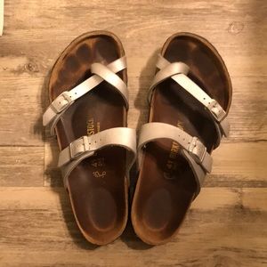 Silver Birkenstock’s